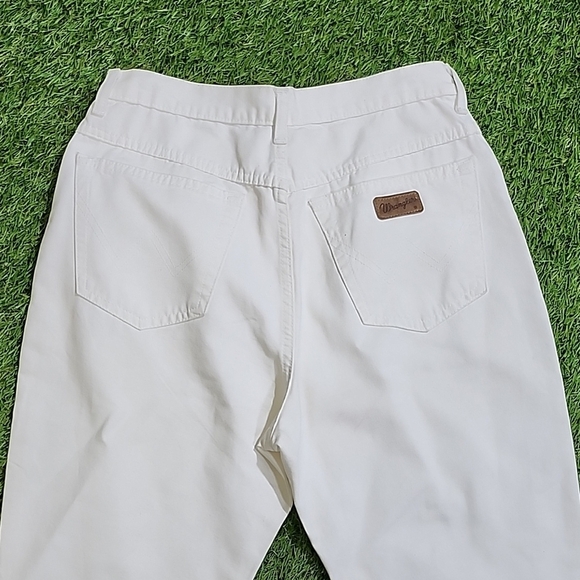 Wrangler Classic White Denim Vintage 90s Made In Canada - Picture 3 of 8
